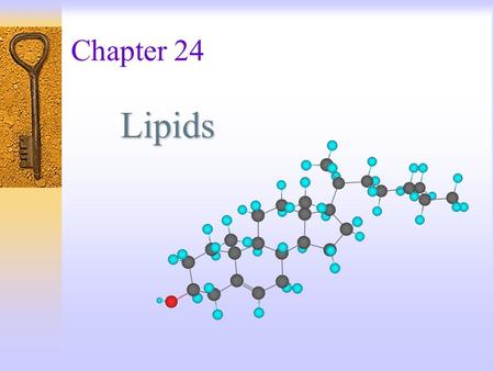 Chapter 24 Lipids.