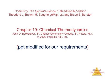 Chemistry, The Central Science, 10th edition AP edition