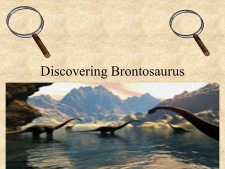 Discovering Brontosaurus