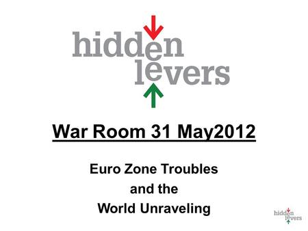 War Room 31 May2012 Euro Zone Troubles and the World Unraveling.