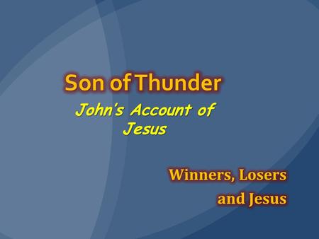 John’s Account of Jesus. Review Jesus drives away a megachurch, religious leaders and most of his disciples.