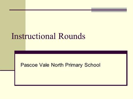 Pascoe Vale North Primary School