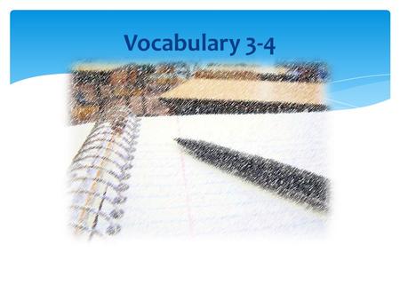Vocabulary 3-4. New Vocabulary Word: repay What word?