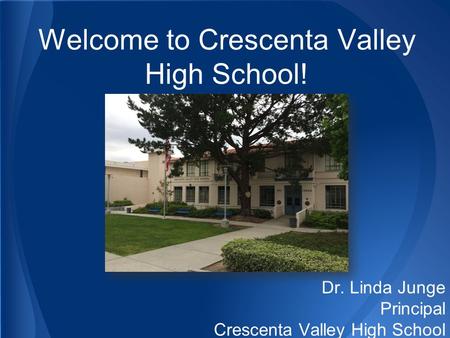 Welcome to Crescenta Valley High School!