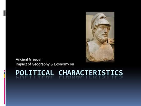 Political characteristics