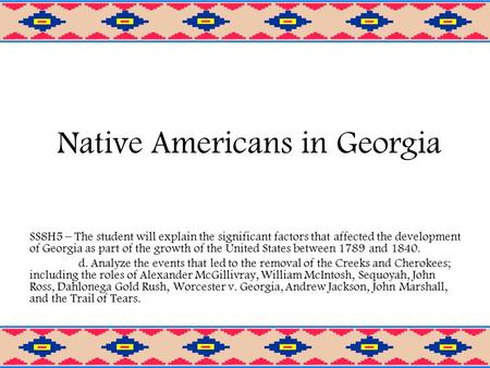 Native Americans in Georgia