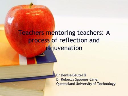 Teachers mentoring teachers: A process of reflection and rejuvenation