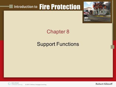 Chapter 8 Support Functions