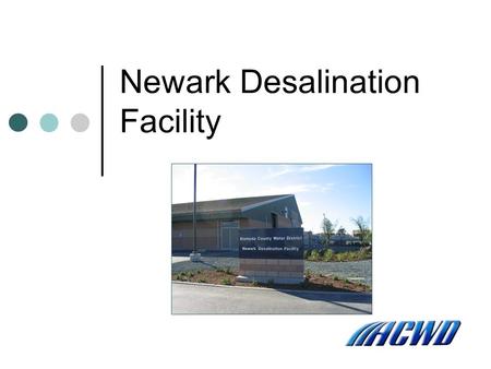 Newark Desalination Facility