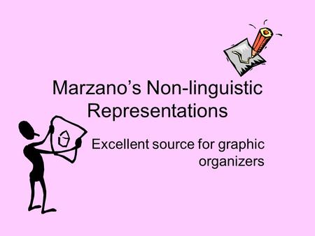 Marzano’s Non-linguistic Representations