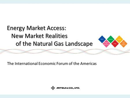 Energy Market Access: New Market Realities of the Natural Gas Landscape The International Economic Forum of the Americas.