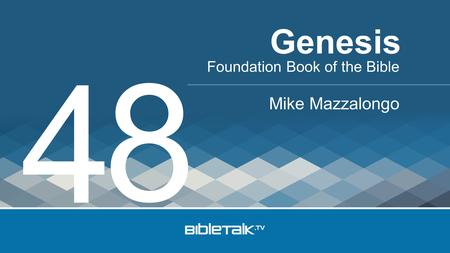 Foundation Book of the Bible Mike Mazzalongo Genesis 4 8.