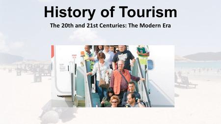 The 20th and 21st Centuries: The Modern Era