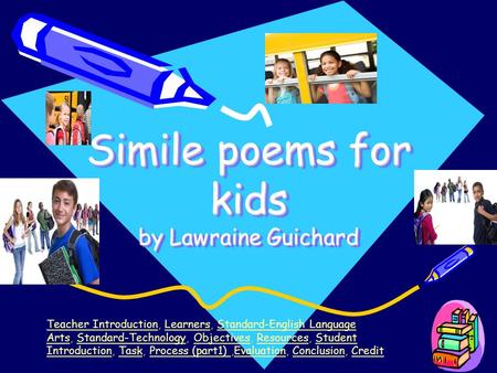 Simile poems for kids by Lawraine Guichard