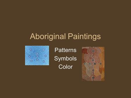Patterns Symbols Color