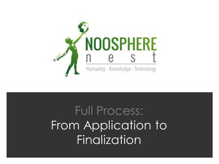 Full Process: From Application to Finalization