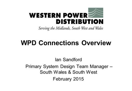 WPD Connections Overview