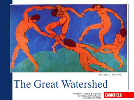The Great Watershed Performer - Culture & Literature