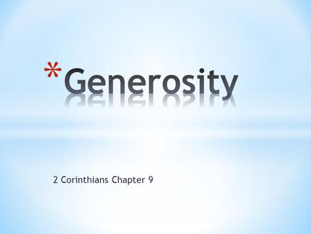 2 Corinthians Chapter 9. You must each decide in your heart how much to give. And don't give reluctantly or in response to pressure. For God loves a.