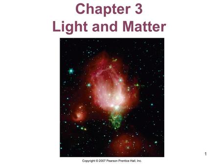 Chapter 3 Light and Matter