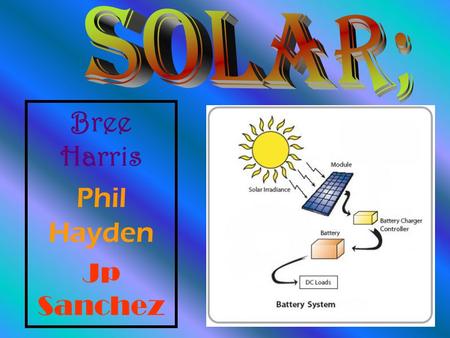 Bree Harris Phil Hayden Jp Sanchez. ▲Each panel has a certain number of solar cells or photovoltaic cells that are in a certain order and are wired together.