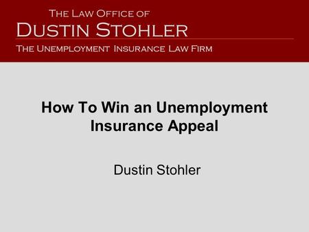 How To Win an Unemployment Insurance Appeal