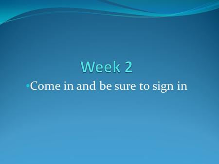 Come in and be sure to sign in. Topics for today Wiki Meaningful and Constructive Literacy Assessing Concepts about print.