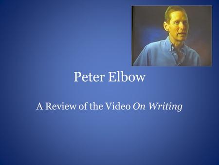 A Review of the Video On Writing