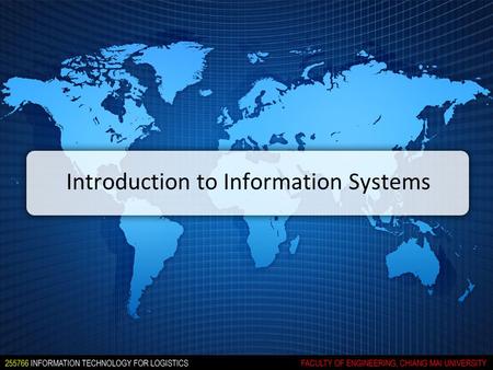 Introduction to Information Systems. Data, Information and Knowledge  How do “Information” differ from “Data”?  There is also things such as “Knowledge”.