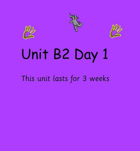 Unit B2 Day 1 This unit lasts for 3 weeks. Practice material including multiplying by doubling. We will be exploring patterns in our times tables.