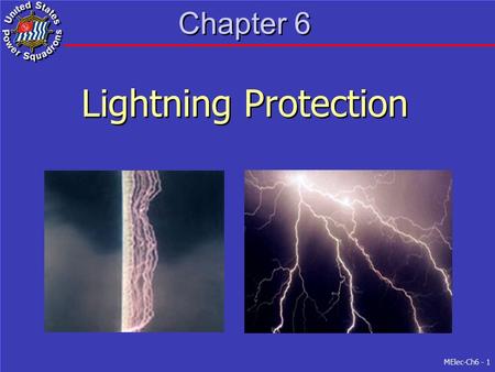 Lightning Protection Chapter 6 PowerPoint slides by