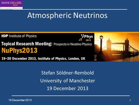 Atmospheric Neutrinos