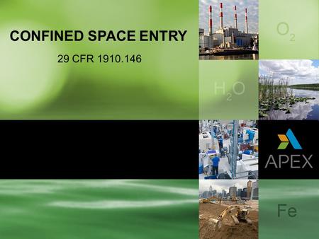 CONFINED SPACE ENTRY 29 CFR 1910.146.