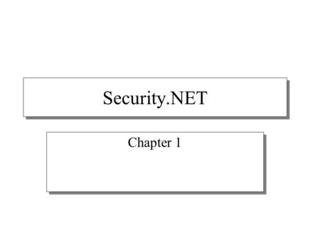 Security.NET Chapter 1. How Do Attacks Occur? Stages of attack Examples of attacker actions 1. FootprintRuns a port scan on the firewall 2. PenetrationExploits.