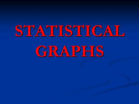 STATISTICAL GRAPHS.