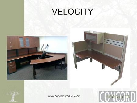 Www.concordproducts.com VELOCITY. www.concordproducts.com Warranty Warrants to the original user. –defect free standard, non-custom products 12 year 5.