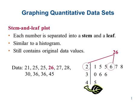 Graphing Quantitative Data Sets