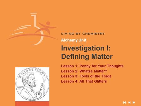 Investigation I: Defining Matter