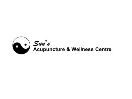 Sun ’ s Acupuncture & Wellness Centre. PROFESSIONAL BIOFEEDBACK TECHNOLOGY.