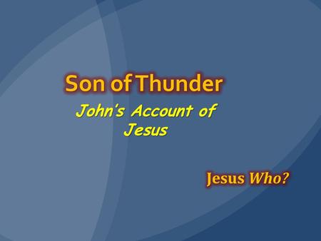 John’s Account of Jesus. Review After Jesus loses the crowd and most of his disciples, his brothers mock him and challenge him to face death.