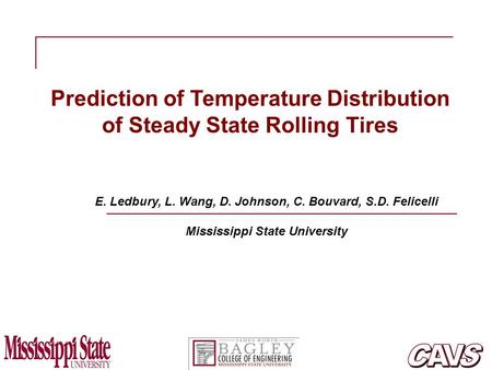 Prediction of Temperature Distribution of Steady State Rolling Tires