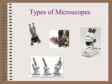Types of Microscopes.
