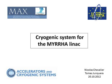 Cryogenic system for the MYRRHA linac