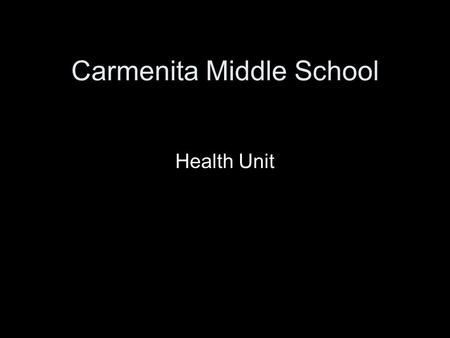 Carmenita Middle School