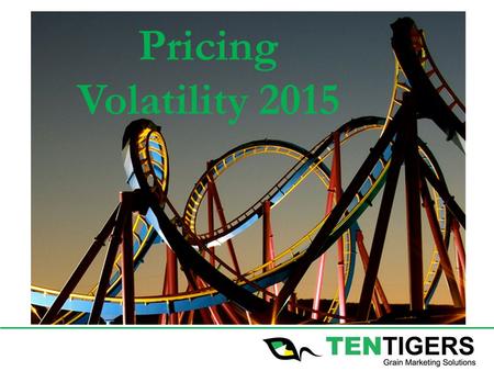 Pricing Volatility 2015. DISCLAIMER The information and opinions presented are of a general nature only and do not take into account the particular needs.