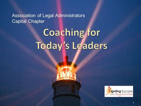 Coaching for Today’s Leaders