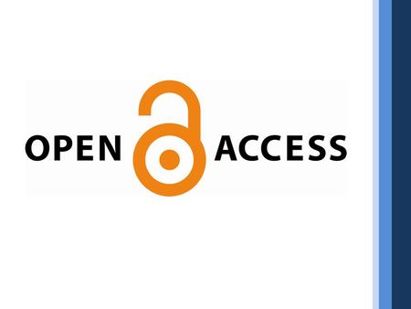 What is the value of publishing in an open access journal?