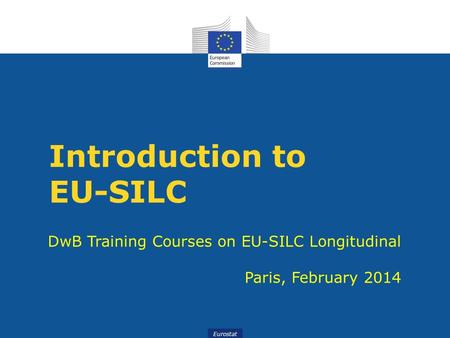 Introduction to EU-SILC