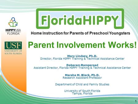 Parent Involvement Works!