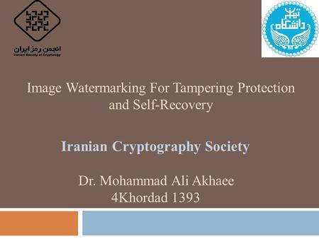 Image Watermarking For Tampering Protection and Self-Recovery